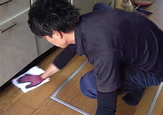 作業後の掃除